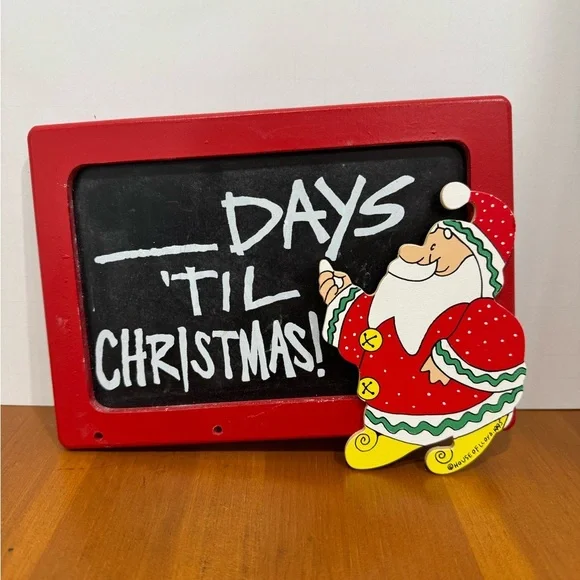Vintage 1995 days till Christmas sign - Picture 4 of 8